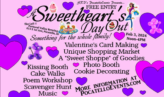 A Sweetheart's Day Out ~ Shopping and Family Fun in Pocatello! FREE Entry & Entertainment - East Idaho News A Sweetheart's Day Out ~ Shopping and Family Fun in Pocatello! FREE Entry & Entertainment - East Idaho News