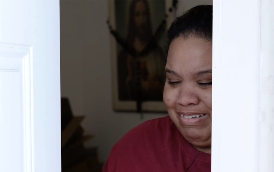 We drove two hours to surprise a woman with a Secret Santa gift. Her neighbor had to tell her to come to the door.