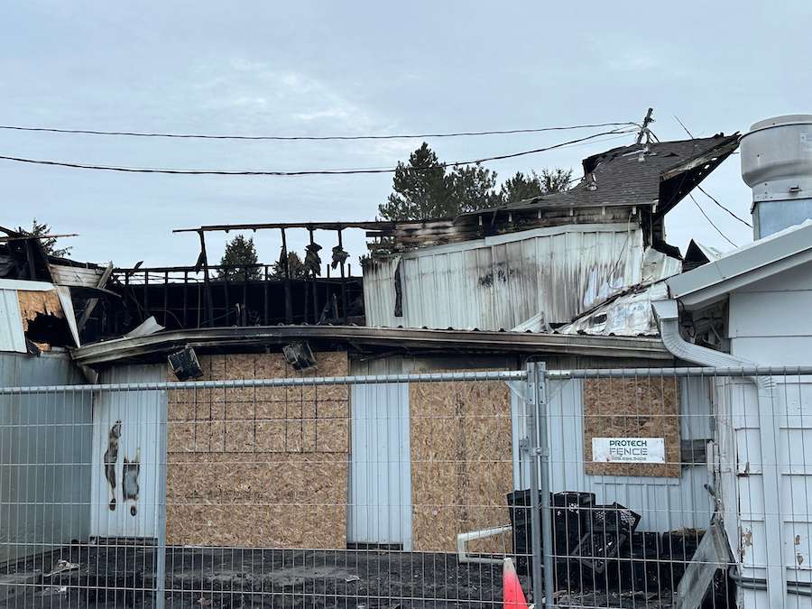 Gallery: A look at the damage caused by fire at Reed’s Dairy production facility