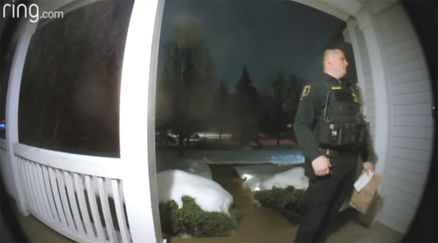 You have to see this! Deputy delivers food to home after arresting DoorDash driver