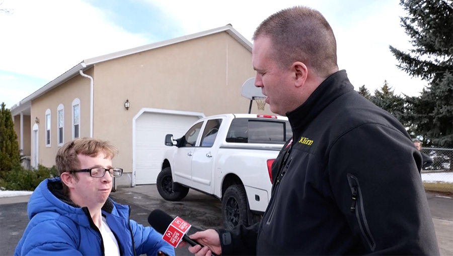 Helpful young man whose had over 75 surgeries gets surprised for Feel Good Friday