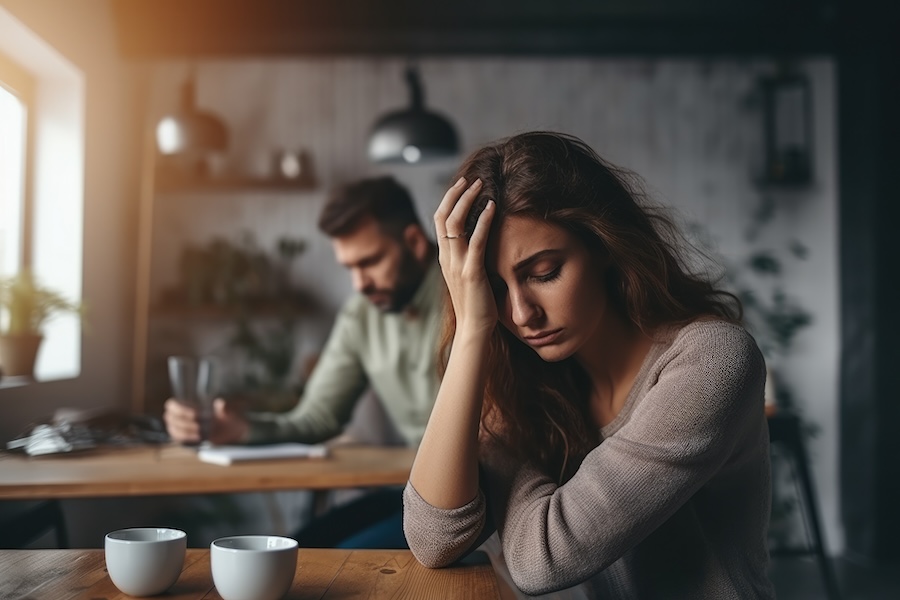 My wife thinks she owes me money. What can I do about her sense of guilt?