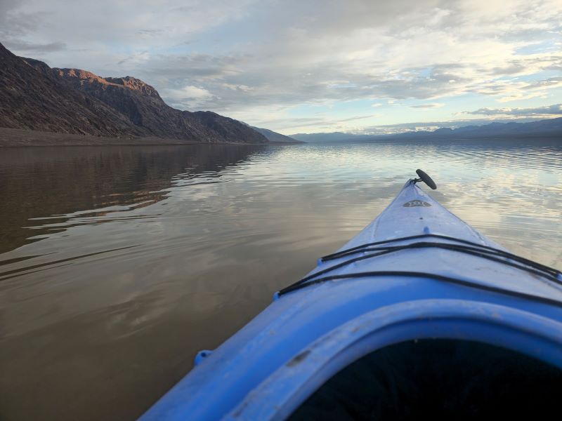 Death Valley National Park now offering a rare opportunity – kayaking