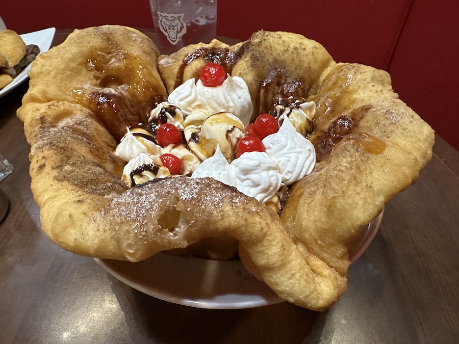 Try the delicious Sho-Ban Sundae, the Bear Paw, nachos and more at Camas Sports Grill