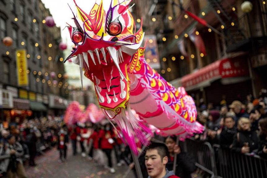 Revelers celebrate Lunar New Year