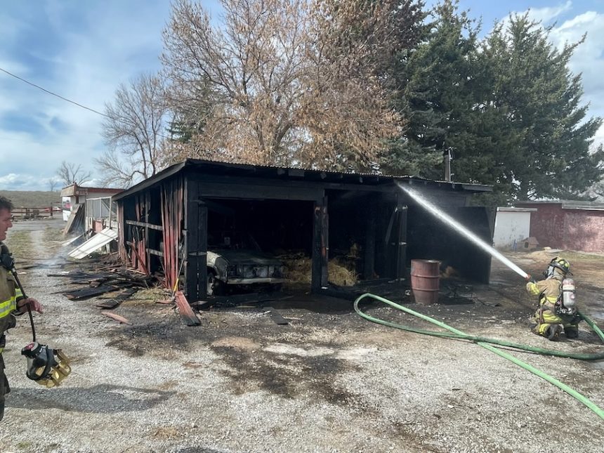 Fort Hall Shed Fire 3.22.2024