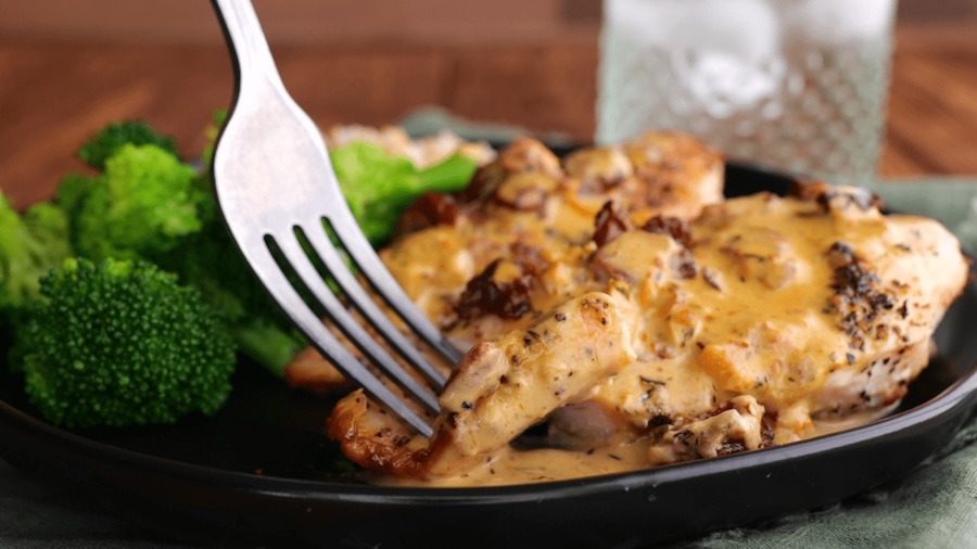 Mouthwatering Marry Me Chicken smothered with flavorful sauce