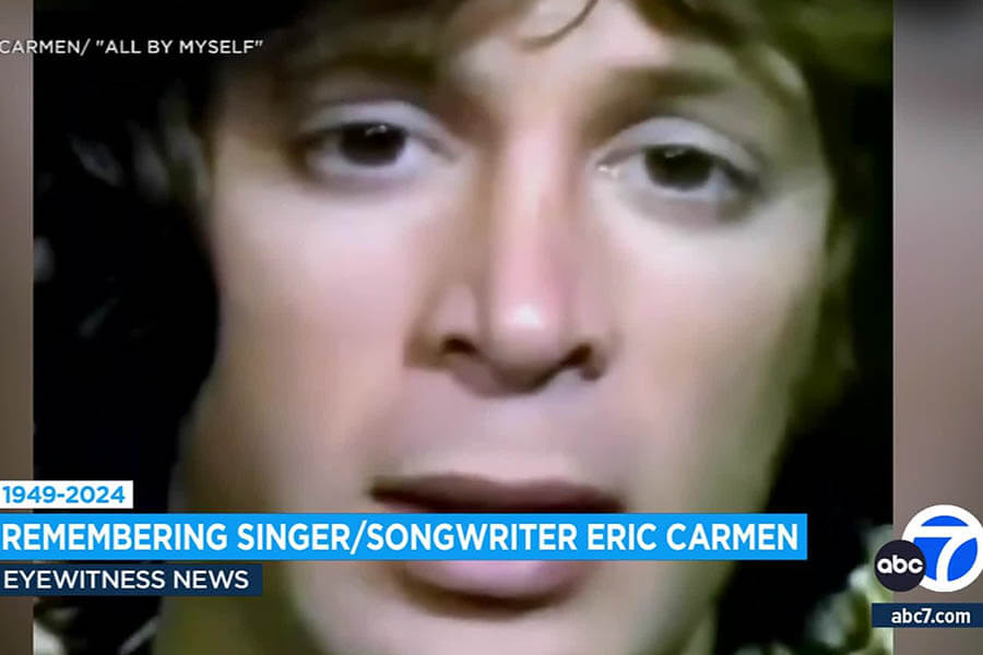 Eric Carmen, known for songs ‘All by Myself’ and ‘Hungry Eyes,’ dies at 74