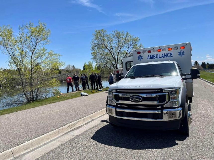 Overturned kayak. | City of Idaho Falls