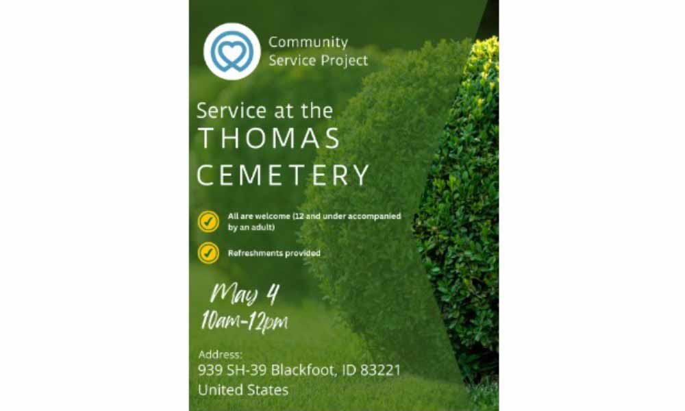 cemetery cleanup flyer