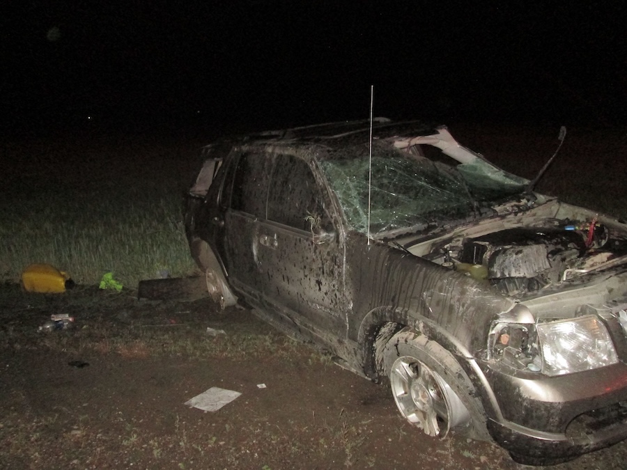 Woman flown to hospital after vehicle rolls five times