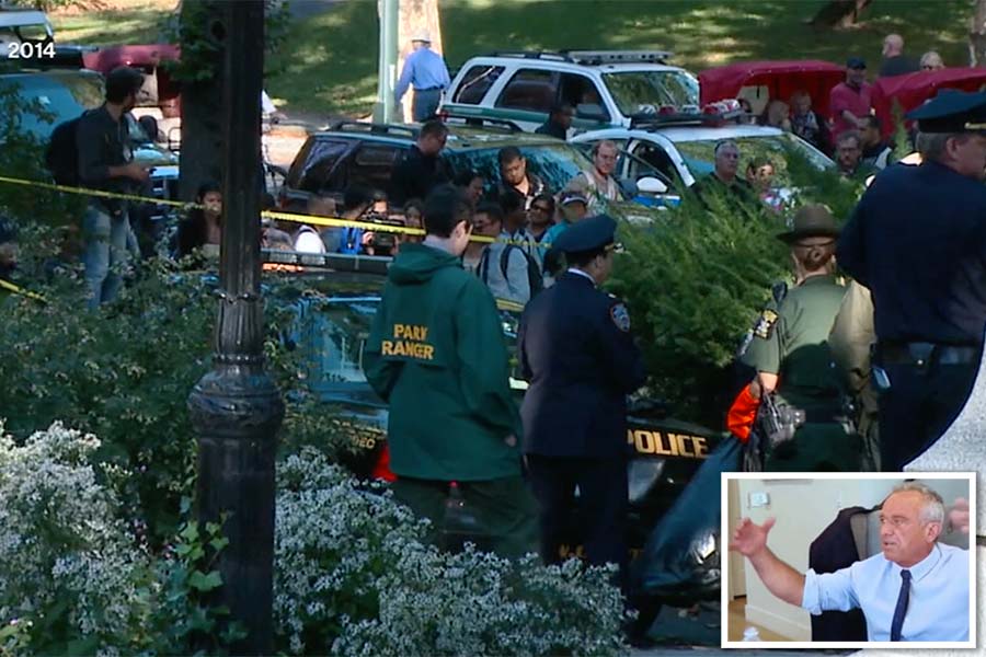 Robert F. Kennedy Jr. says he left a dead bear in Central Park as a prank