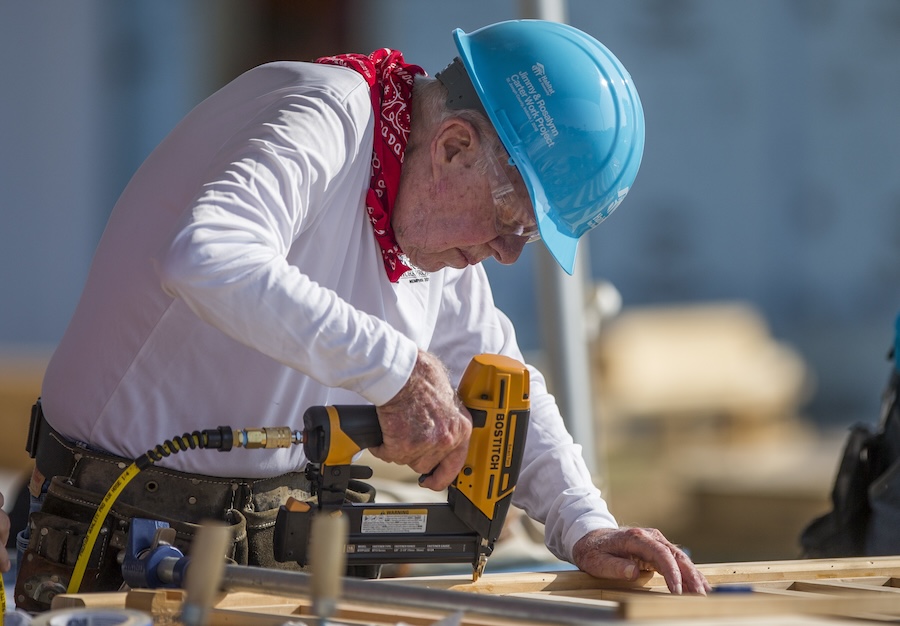 A concert and 30 new homes mark Jimmy Carter’s 100th birthday and long legacy of giving