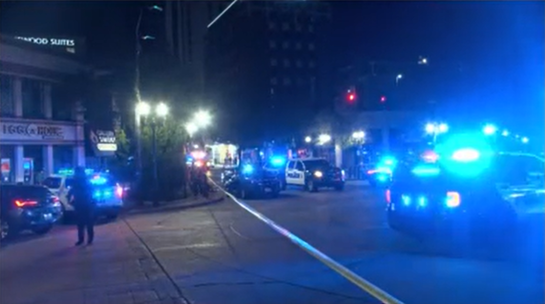 Four dead and 17 injured after gunfire erupts at popular nightlife area in Birmingham, Alabama, police say
