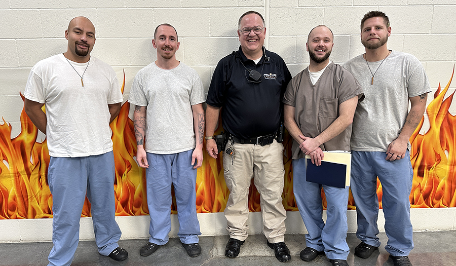 Jail sergeant honored for helping inmates continue education and overcome addictions