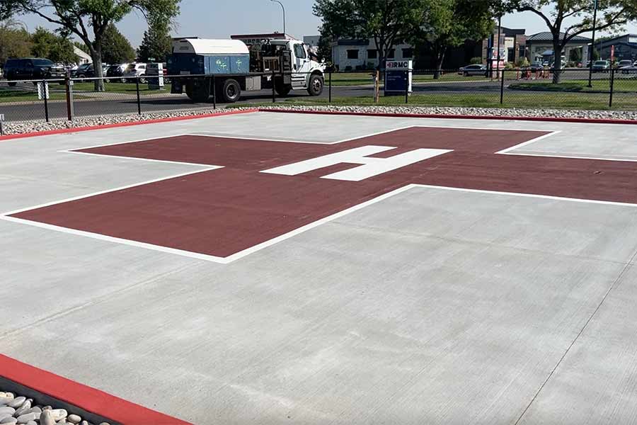 EIRMC celebrates expansion of helicopter pad