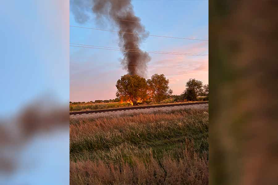 Fire at Rigby home is a controlled burn, officials say