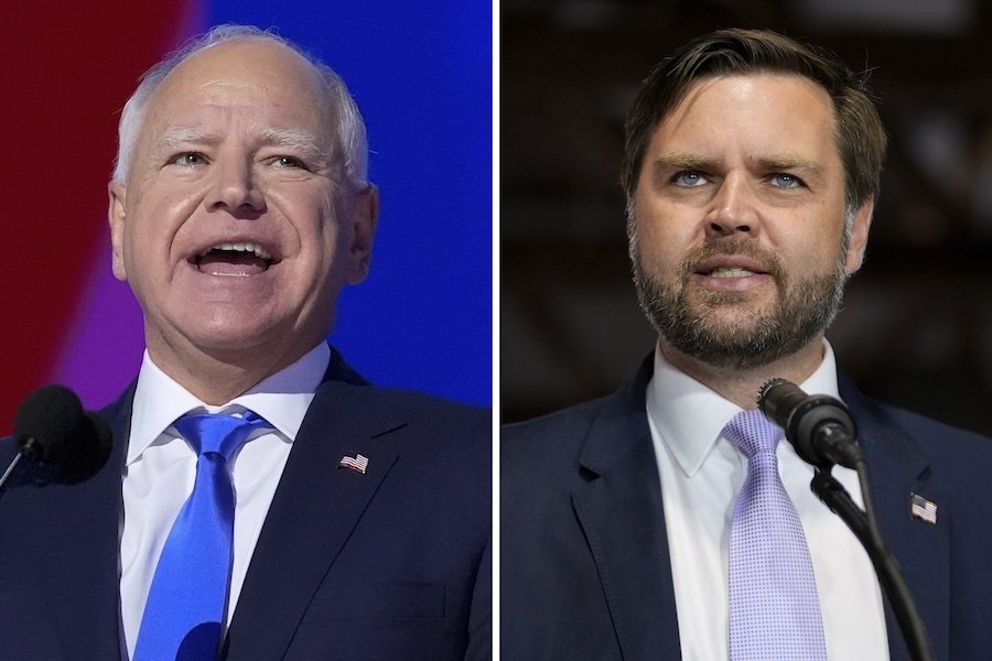 WATCH LIVE: Walz and Vance meet in their first and possibly only vice presidential debate