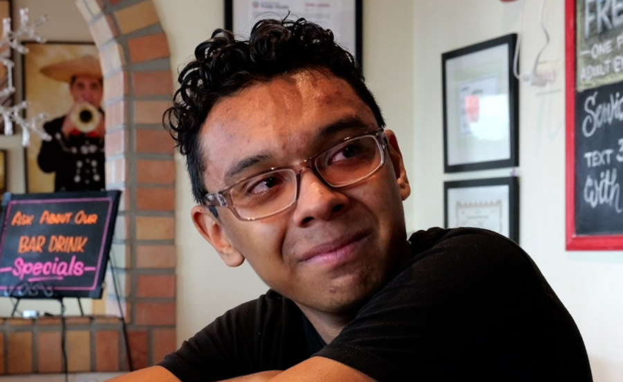 Young man shows up for work at Cafe Sabor and gets the surprise of a lifetime from a Secret Santa