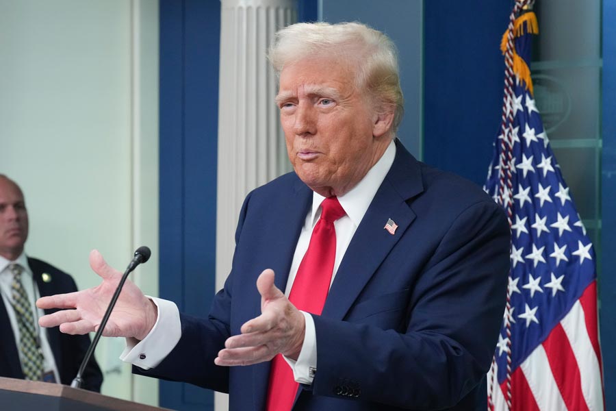 Trump consoles crash victims then dives into politics with attack on diversity initiatives