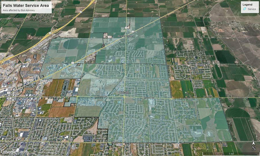 Falls Water boil advisory