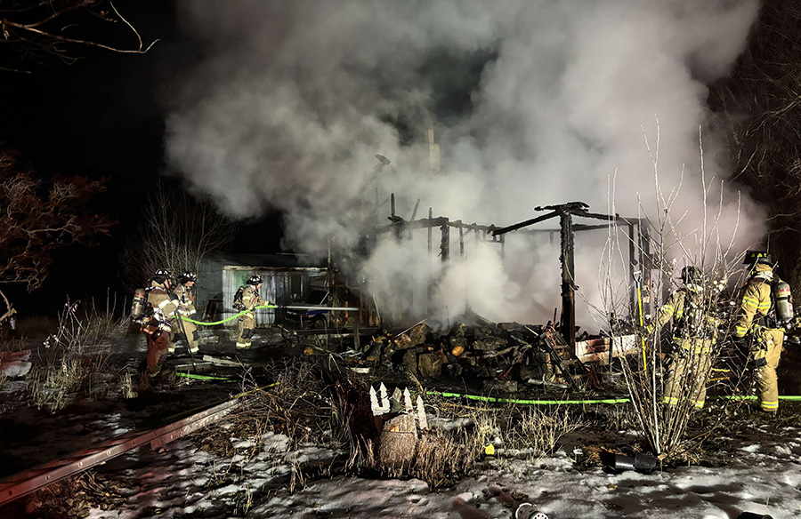 Farmhouse a complete loss following fire