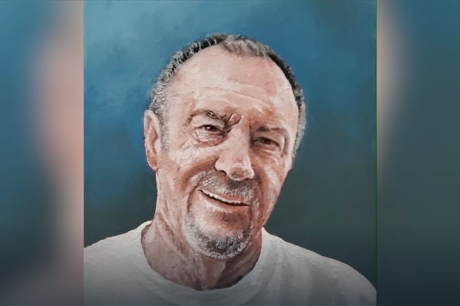 Painting with ashes: Idaho artist brings portraits of deceased loved ones to life