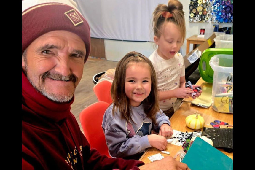 people making crafts