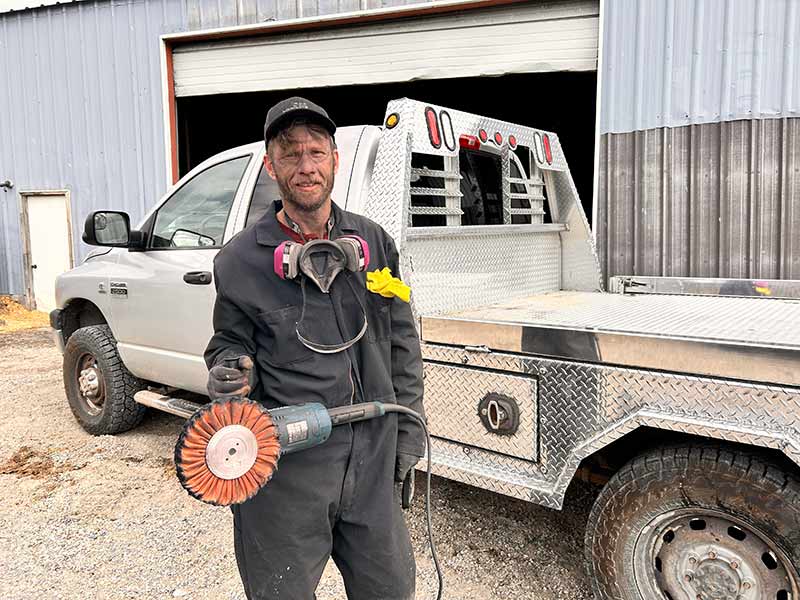Ryan Thatcher has "one of the dirtiest jobs in the world" and he's thrilled about it. | Rett Nelson, EastIdahoNews.com