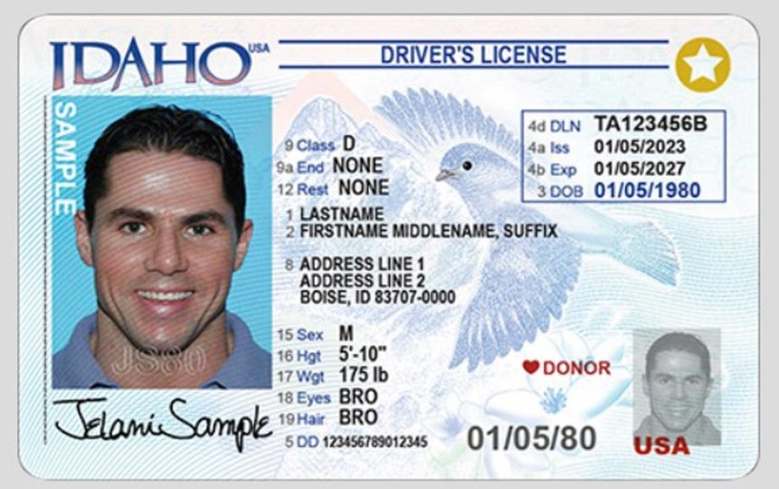 Starting May 7, Transportation Security Administration officers will no longer accept state-issued IDs that are not REAL ID compliant. | Courtesy of Idaho Transportation Departmen