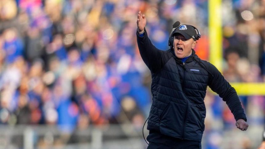 Boise State football coach Spencer Danielson. | Idaho Statesman