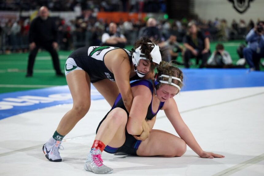 Keanna Conrad, Blackfoot wrestling state champion. | Courtesy photo.