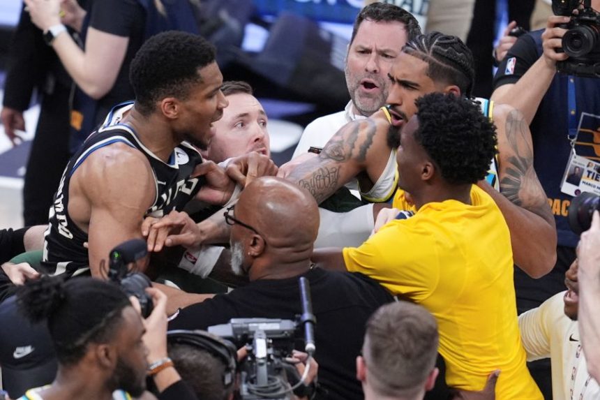 nba bucks pacers scuffle