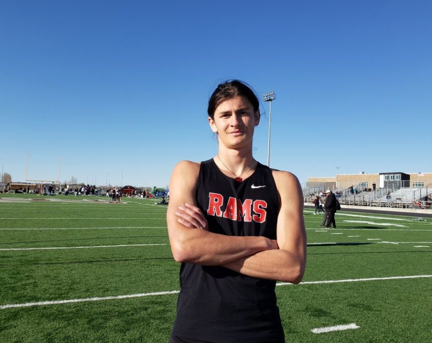 Highland hurdler Spencer Van Orden. | Allan Steele