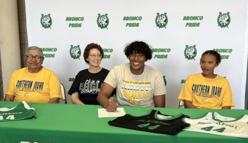 Blackfoot's Cambrie Waterhouse signs to play basketball at CSI. | Courtesy photo