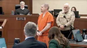 Shane Jesse Peterson, 47, appears in 2nd District Court before Judge Camille Neider on March 20. Peterson was sentenced on Tuesday for child abuse homicide in the death of his 12-year-old son, Gavin Peterson. | Ray Boone, KSL TV