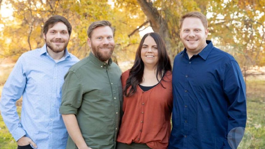 Chandler Coomes, Josh Coomes, their mother Caralee White and Zakk Coomes. Zakk Coomes discovered last week that he is in kidney failure. But he is relying on his faith to carry him through as his family searches for a donor. | Family photo