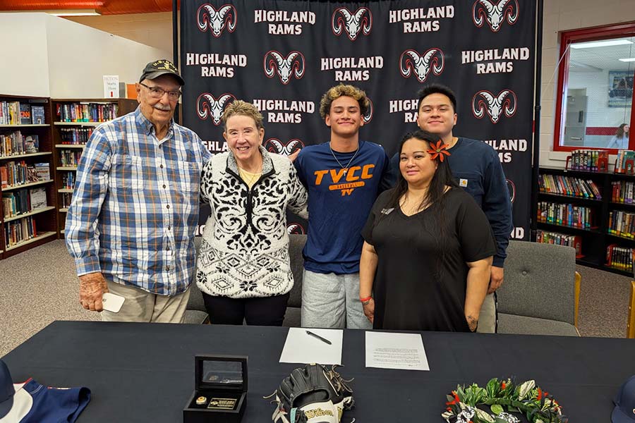 Lana Alvarico, Highland baseball football