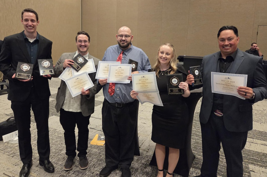 Press Club awards team