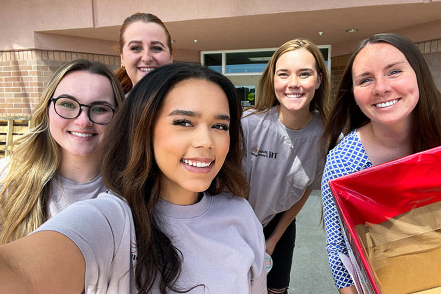 Volunteers with The Alegre Foundation, a Rigby-based nonprofit devoted to giving back to the community throughout the year. | Courtesy Kelsey Hess