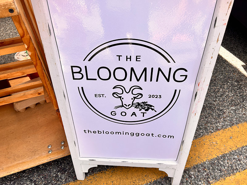 Sign displayed at Farmer's booth at the Idaho Falls Farmer's Market | Rett Nelson, EastIdahoNews.com