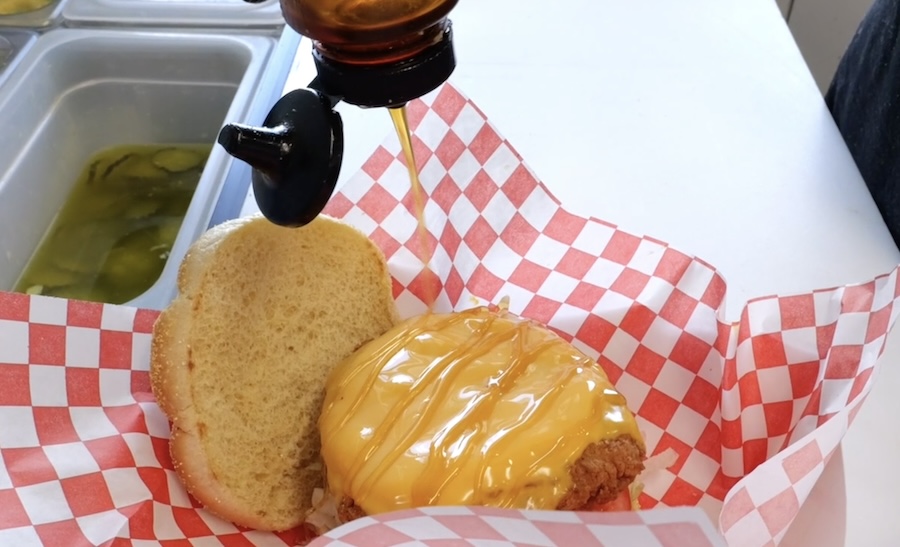 honey chicken sandwich