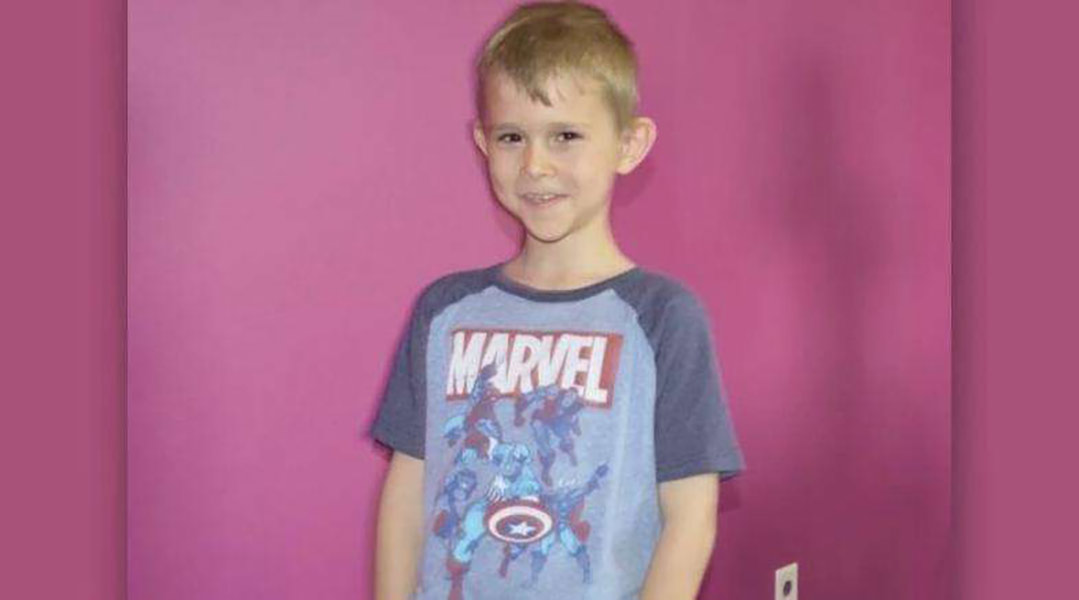 Gavin Peterson pictured wearing a Marvel shirt, ahead of his death when he was just 12. (Photo: Melanie Peterson)