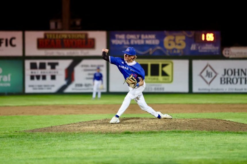 Sugar-Salem's Jackson Gardner was named conference Pitcher of the Year. | Courtesy photo.