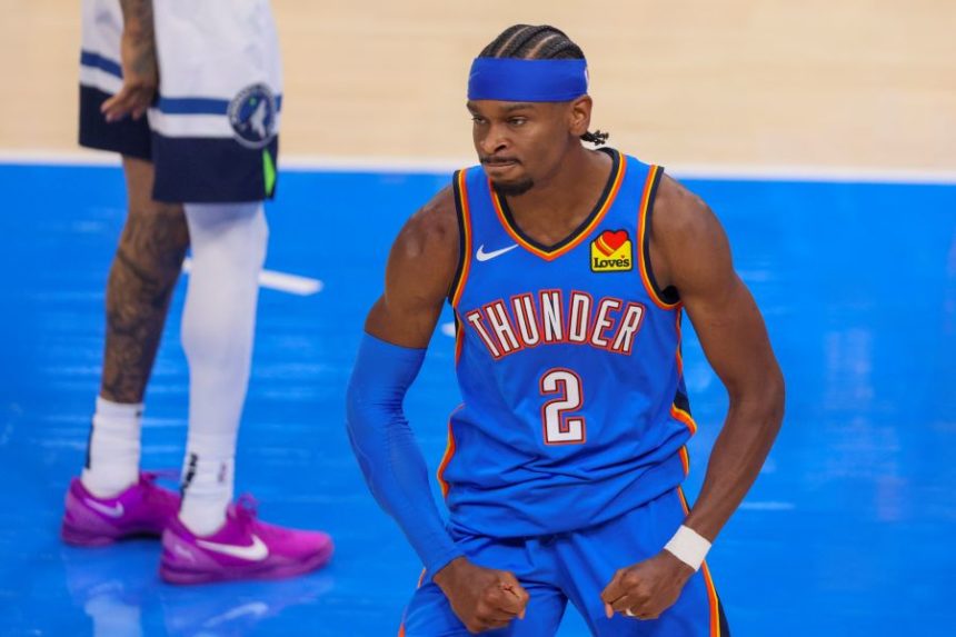 nba thunder lead west