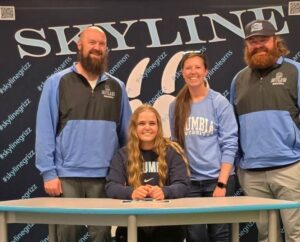 Skyline's Shay Shippen signs to play basketball at Columbia. | Courtesy photo