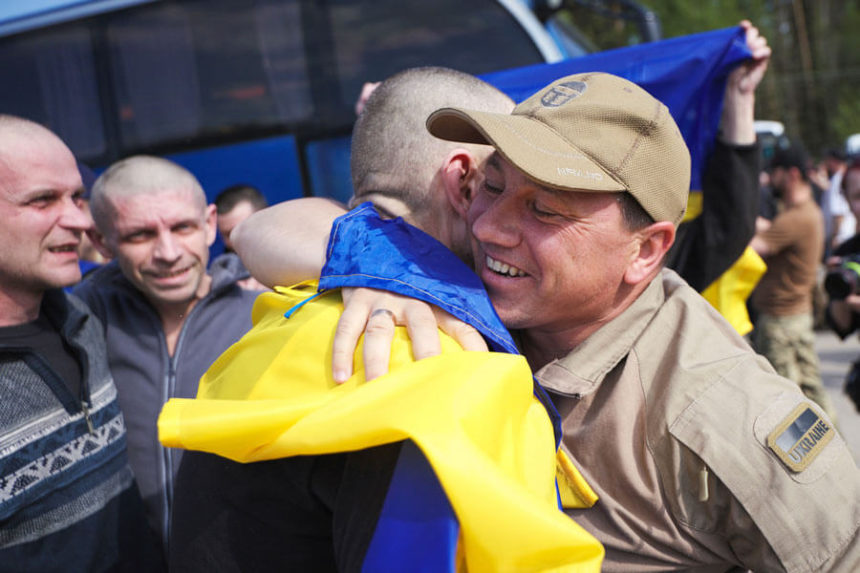 Ukraine prisoner returns