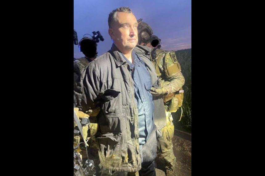 This photo made available by the Ramsey County Sheriff's Office shows Vance Luther Boelter, the man accused of assassinating the top Democrat in the Minnesota House, as he was arrested late Sunday, June 15, 2025. | Ramsey County Sheriff's Office via Associated Press