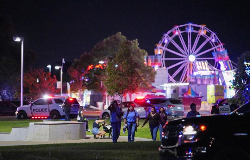 Police say a 16-year-old boy shot five people, killing three including an 8-month-old infant, in a confrontation between two groups at a carnival, June 15, 2025, in West Valley City, Utah. | Chris Samuels, The Salt Lake Tribune via Associated Press