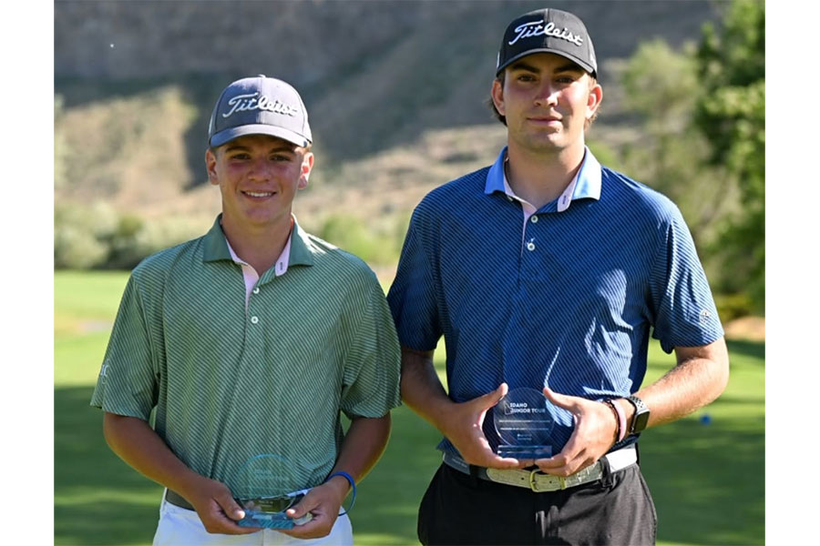 Thunder Ridge Justin Anders (left) and Eagle Beau Sahr, courtesy Idaho Junior Tour Instagram